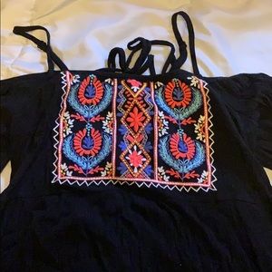 Black Lily White Shirt